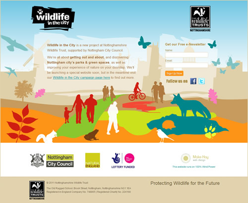 Wildlife in the City Nottingham Website