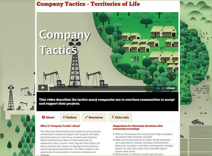 Life Mosaic Territories of Life - Company Tactics