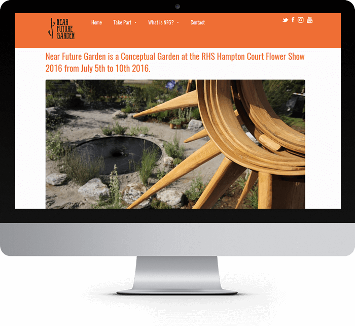 Near Future Garden website