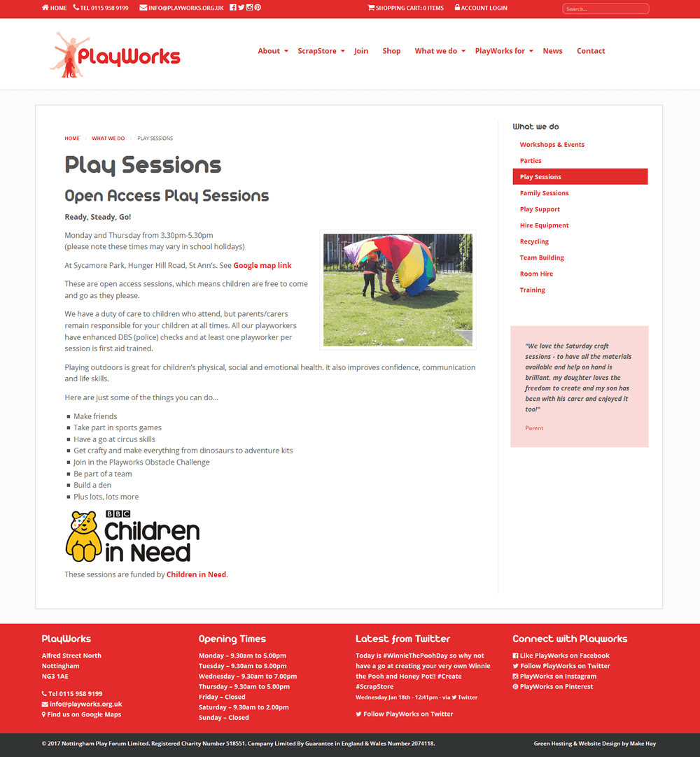 PlayWorks PlayWorks Page
