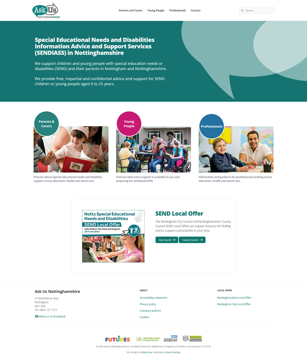 Ask Us Nottinghamshire Ask Us Nottinghamshire Home Page