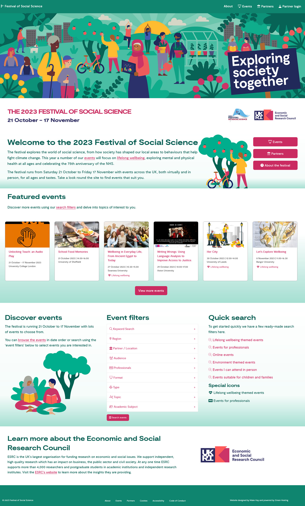 Festival of Social Science 2023 Festival of Social Science 2023 home page