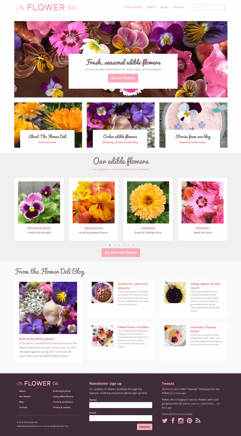 The Flower Deli The Flower Deli home page